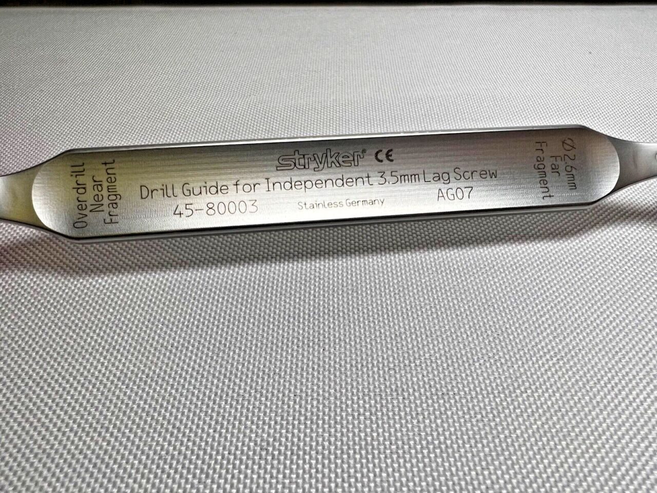 STRYKER 45-80003 2.6mm x 3.5mm Drill Guide Independent Lag — photo 3