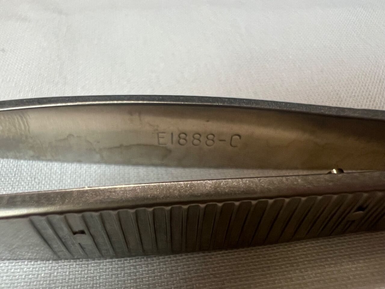 KARL STORZ E1888-C Harms-Tubingen Tying Forceps Curved 6.5mm Tips X 4" Length — photo 3