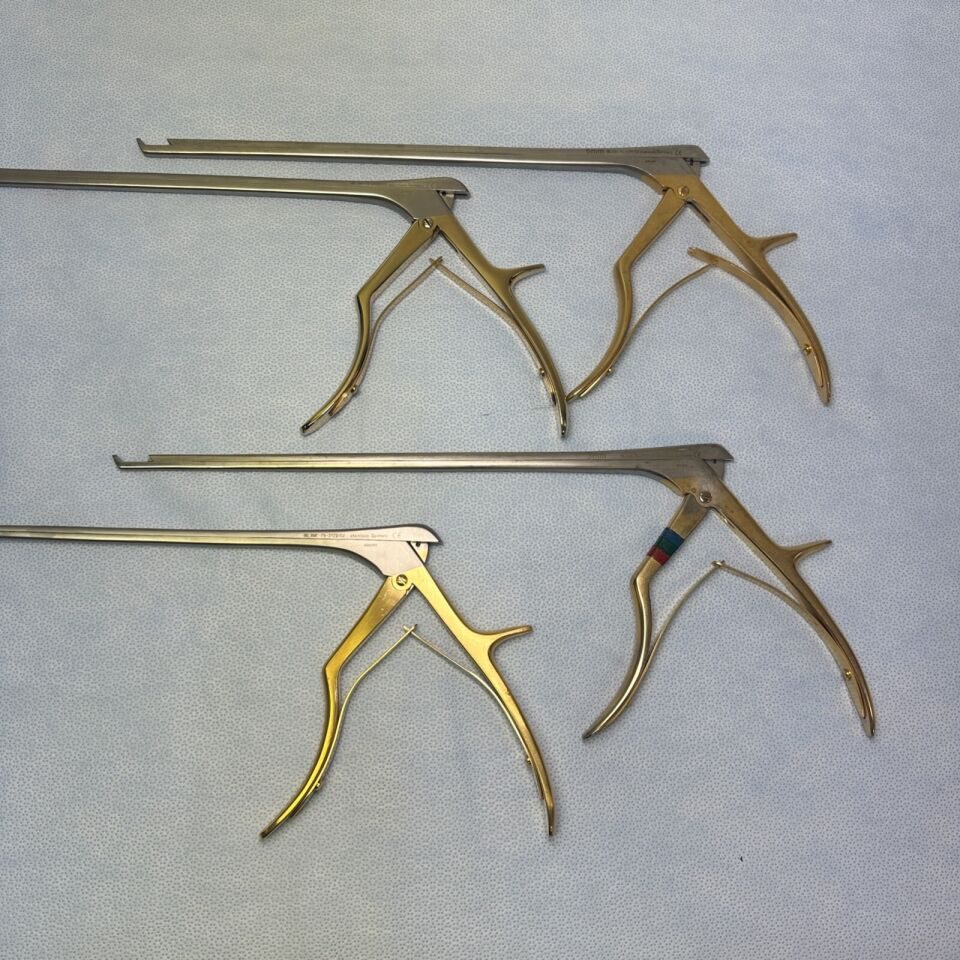 W. LINK 75-3129/02 /32 /42 /52 Set of 4 Kerrison Raney Rongeur 12" — photo 2
