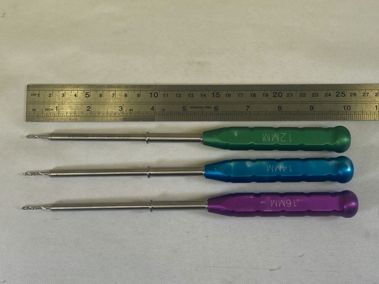 ODEV 2.5mm x 12 14 16mm Drill Bits Neuro Spine Set of 3 2.5mm Drill Bits Neuro Spine Orthopedics — photo 6
