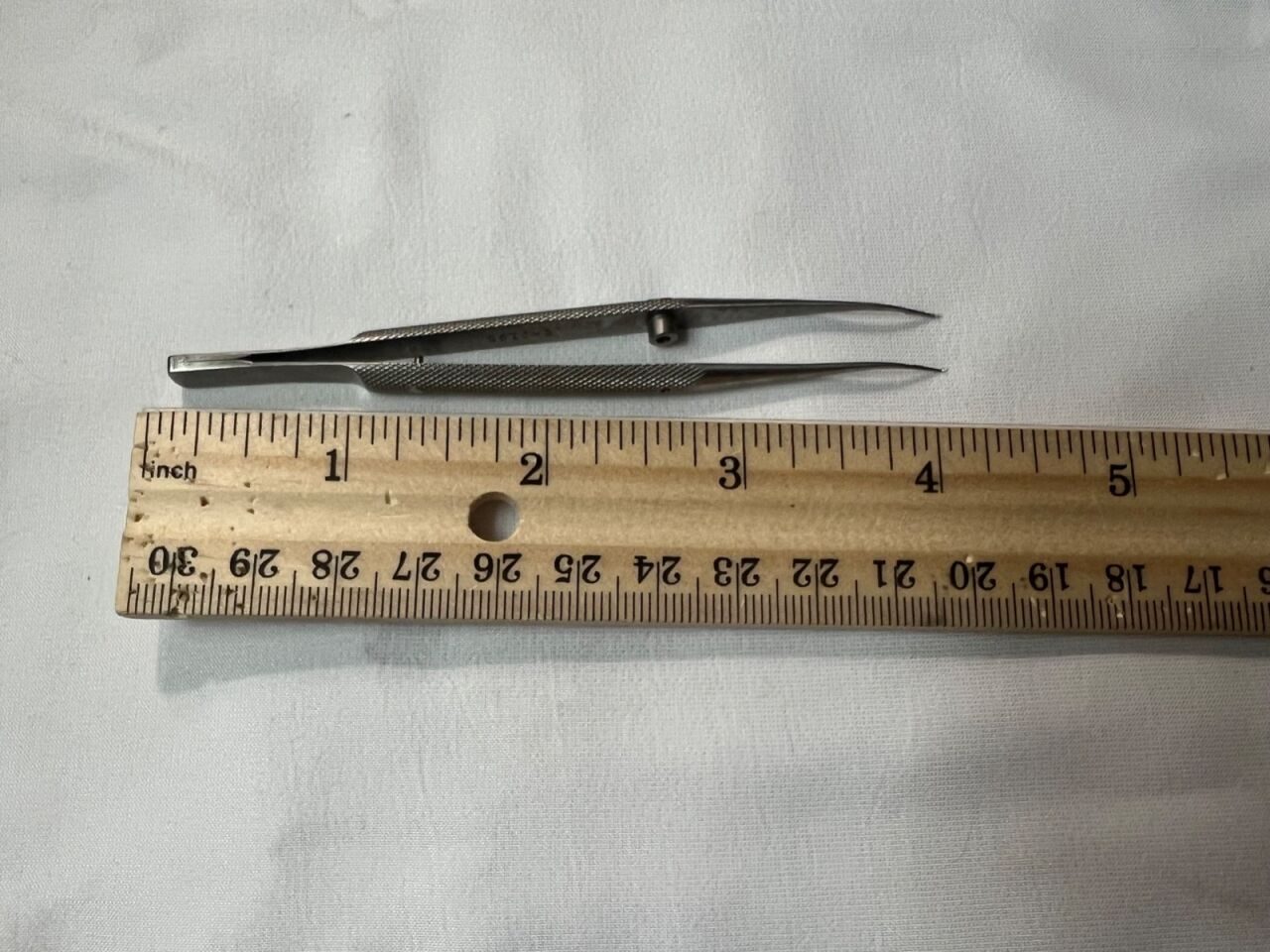 STORZ E3195 Girard Corneoscleral Colibri Right Forceps 0.12mm 1x2 Teeth — photo 6