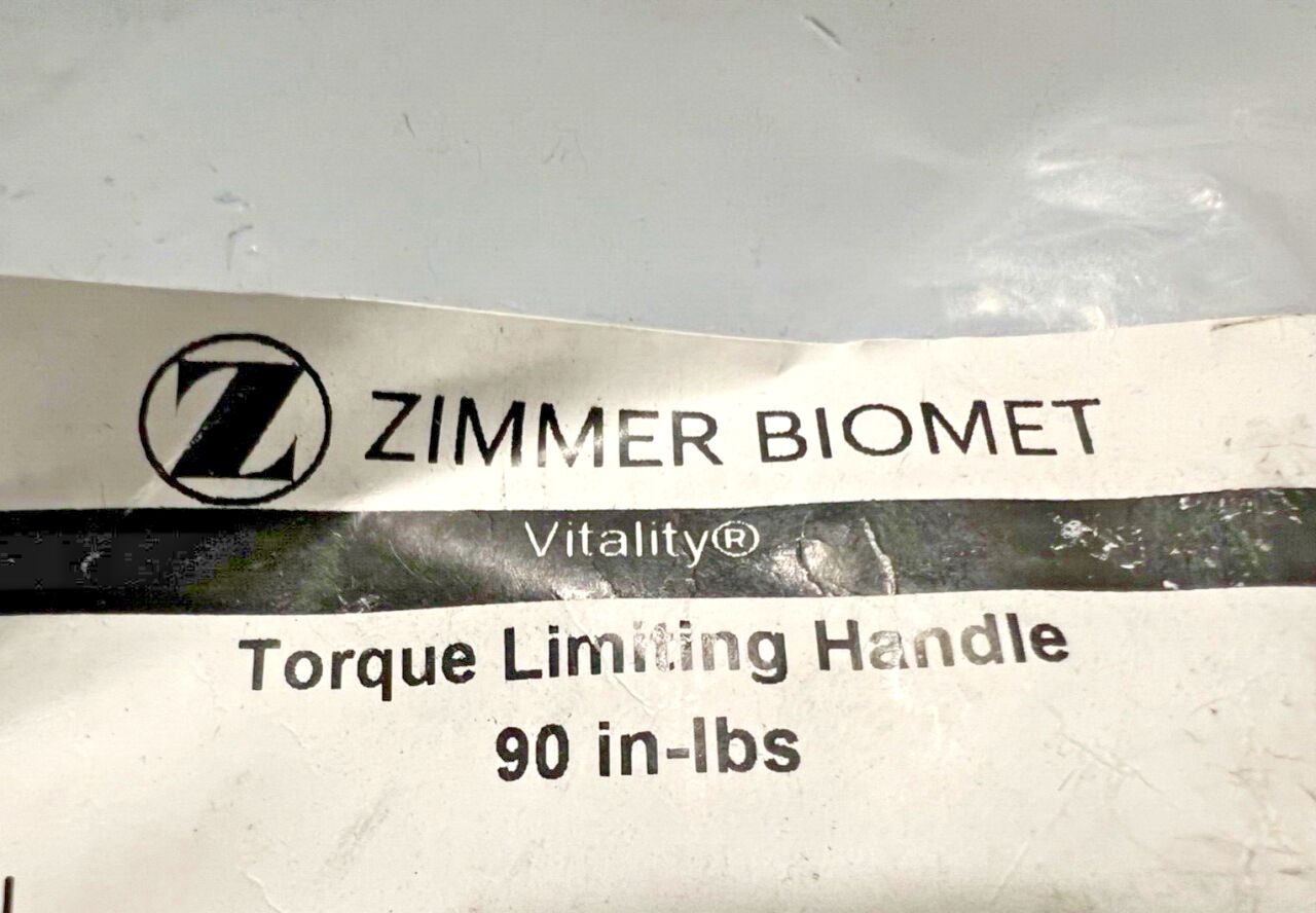 ZIMMER BIOMET 07.02053.001 Vitality Torque Limiting Handle 90lbs — photo 2