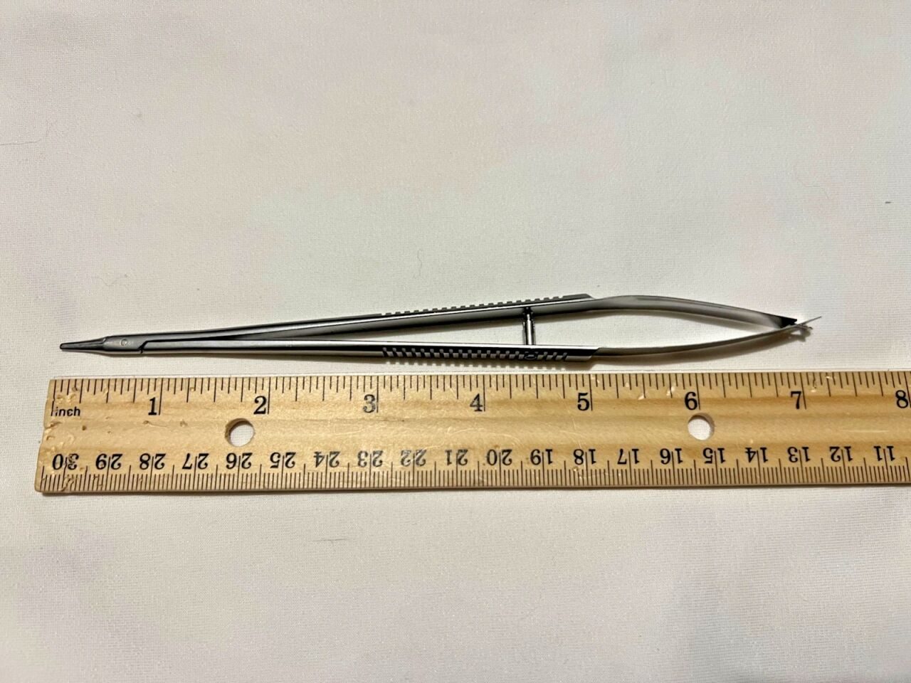 V. MUELLER CH-8592 Jacobson Needle Holder Straight Smooth Jaws Spring Handle 7" — photo 5