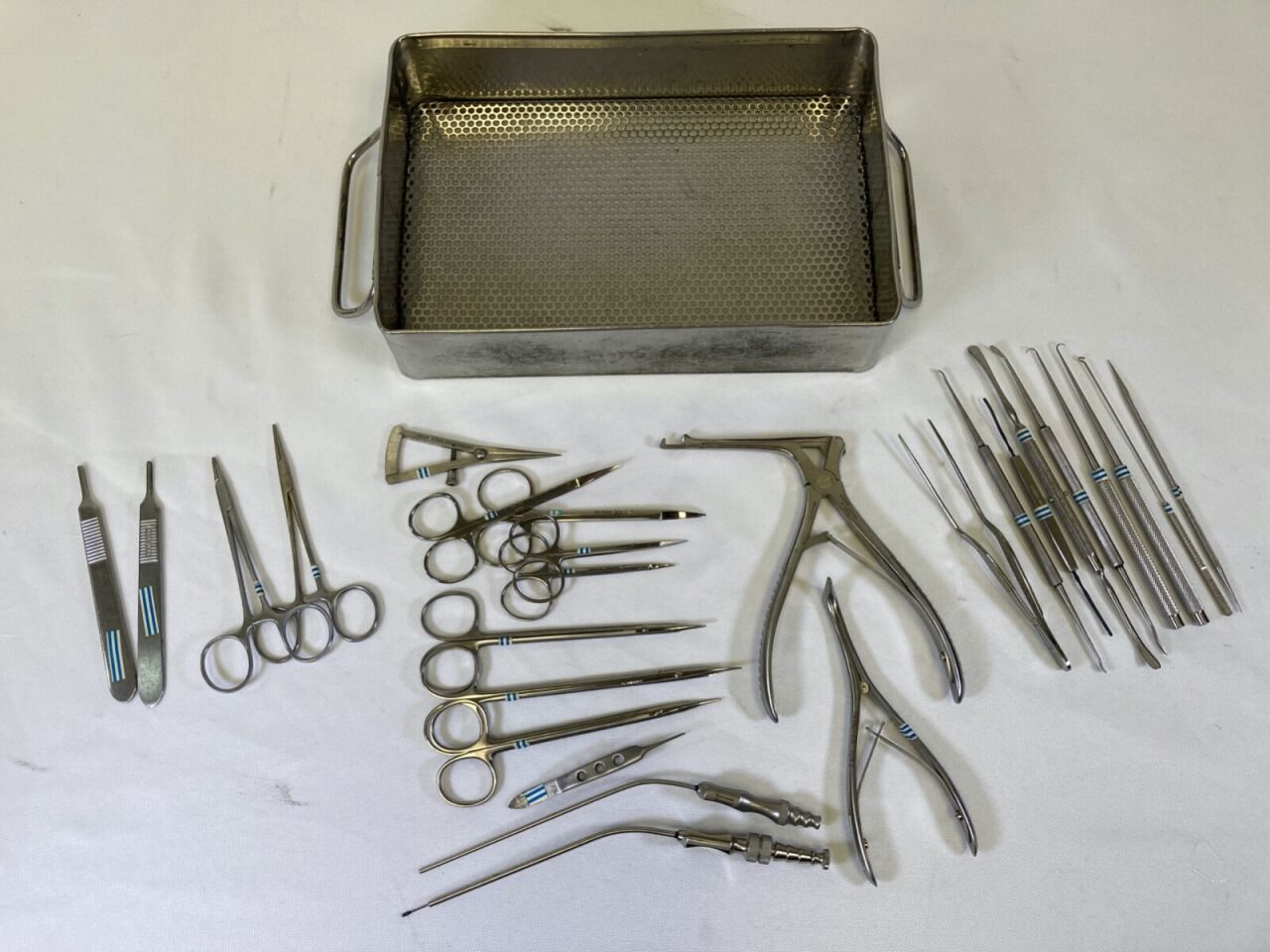 STORZ Various 26 Piece Weck ENT Sinus Set Nasal Tray w/ Sterilization Tray