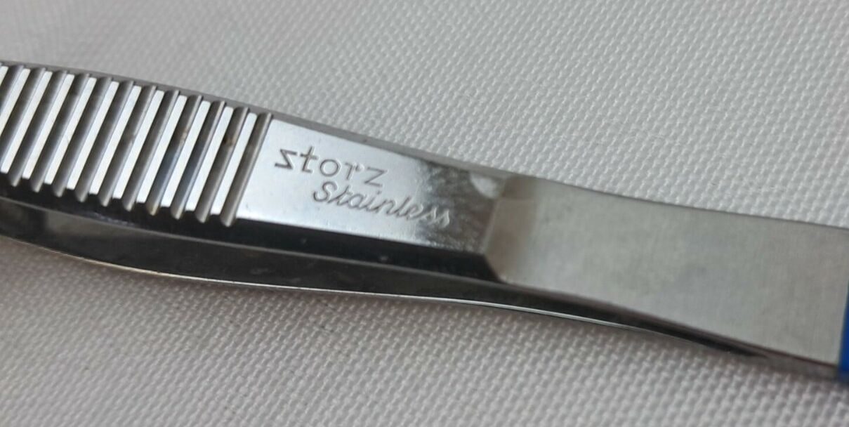 KARL STORZ E-2618 12mm (Ring) / 15mm (Plate) Hunt Chalazion Forceps — photo 5