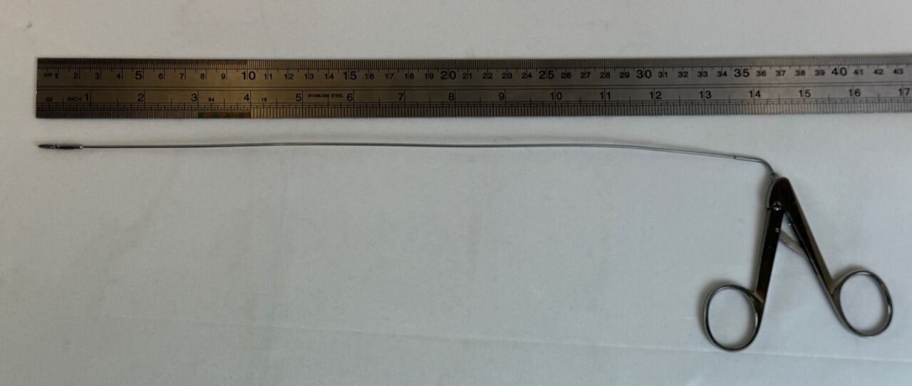 KARL STORZ 10372KL Double Action Jaw Peanut Forceps 1.5mm x 35cm ENT Laryngeal — photo 7