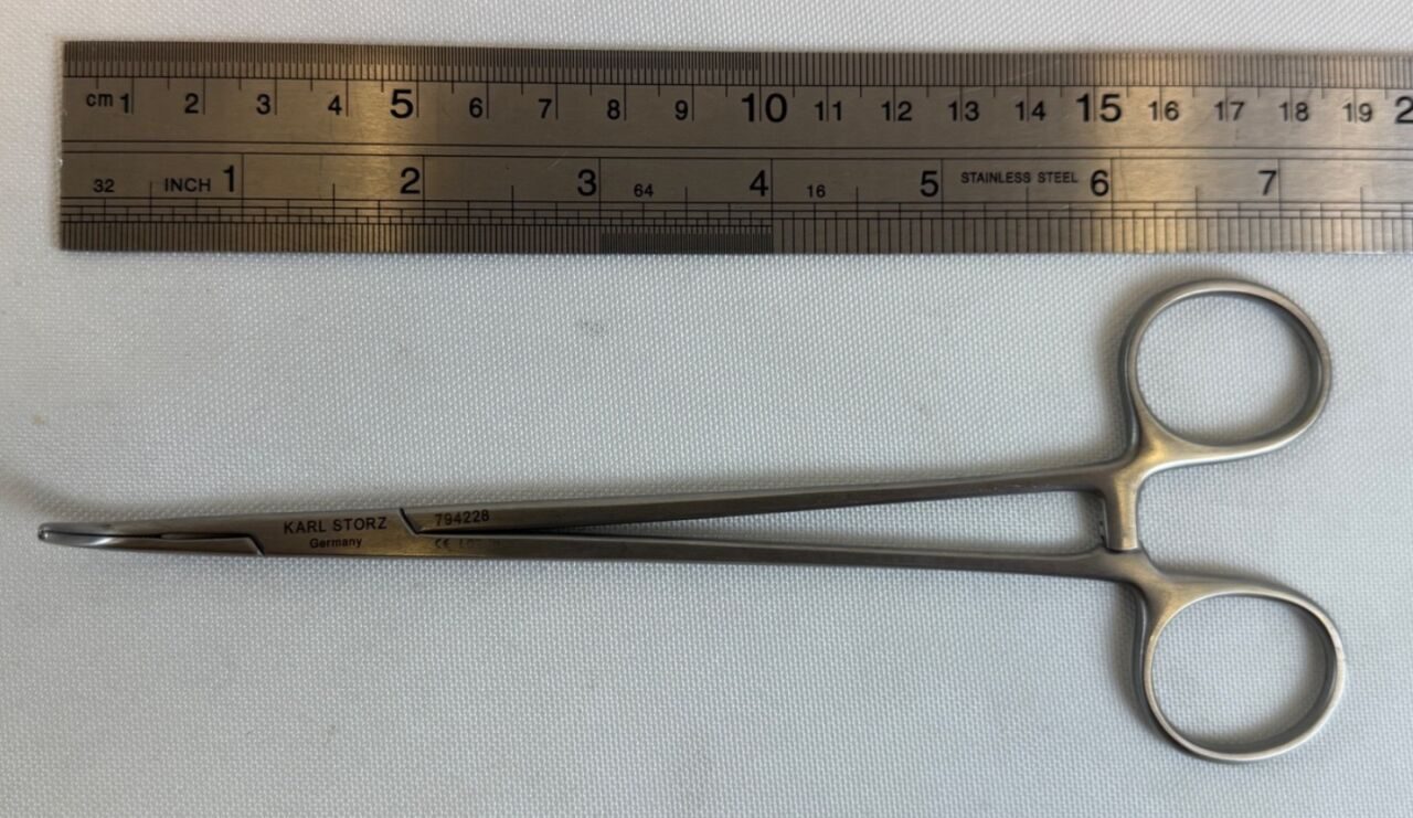 KARL STORZ 794228 Adson Artery Forcep Curved 90deg 18cm — photo 7