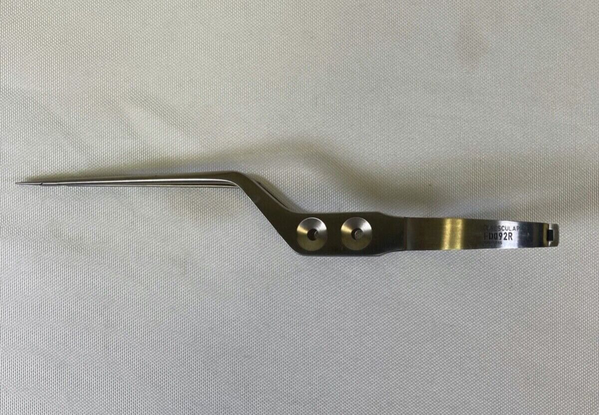 AESCULAP FD092R Micro Form Bayonet Needle Holder 80mm Shaft 200mm Length Neuro