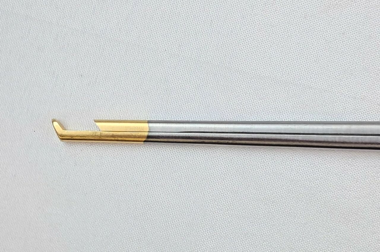AESCULAP FF664R Kerrison Bone Punch Rongeur 4mm 130° Up 7 7/8 Thin Footplate — photo 4