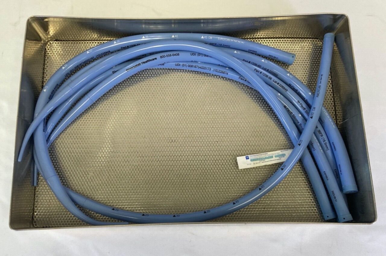 MEDOVATIONS 60FR-50Fr M-Flex Blue Silicone Maloney Tapered Esophageal Bougie Set — photo 1