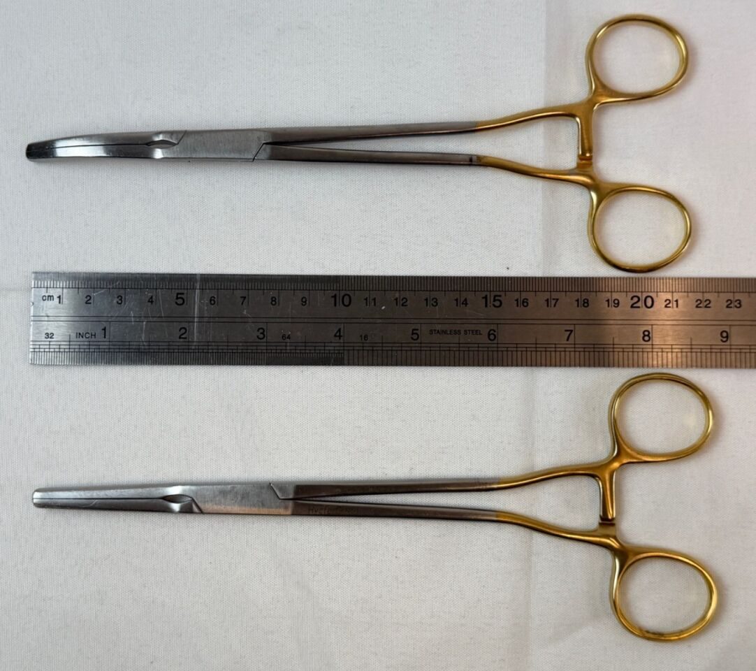 ADLER SURGICAL 16070210  16071210 Hyster Clamps Straight & Angled 9" — photo 6