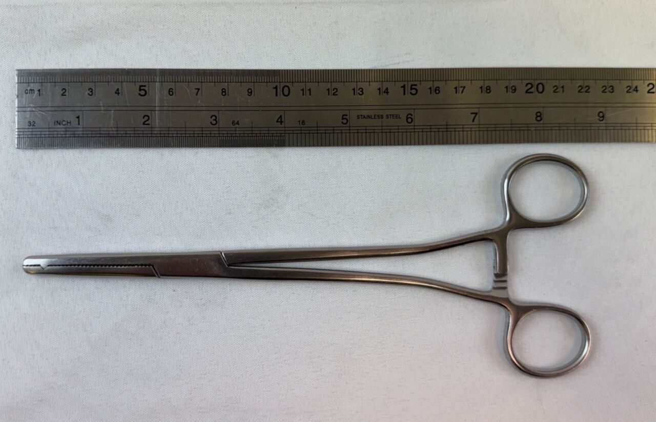 CODMAN 30-5800 Heaney-Rezak Hysterectomy Forcep Single Tooth Straight 8.5" — photo 7