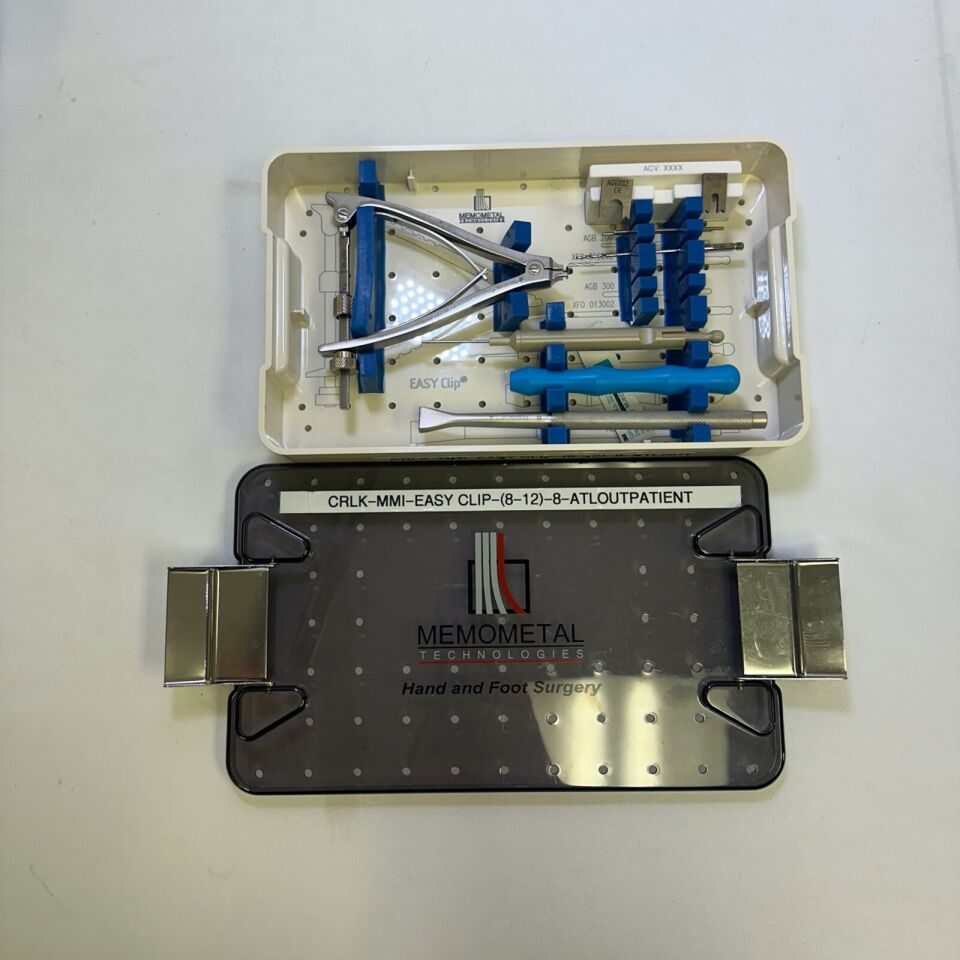 MEMOMETAL EASYCLIP Hand & Foot Surgery Instrument Set — photo 1