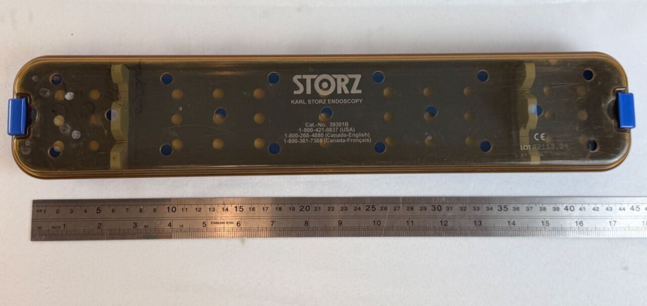 KARL STORZ Dual Scope Sterilization Case 39301B Dual Telescope Sterilization Case w/ Lid Endoscopy — photo 5