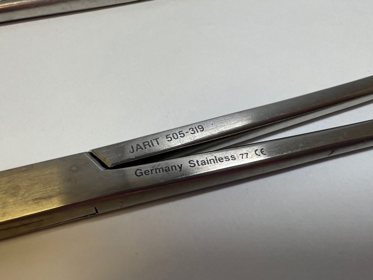 JARIT 505-319 Heaney-Ballentine Hysterectomy Forceps 8-3/8" - Lot of 2 — photo 3