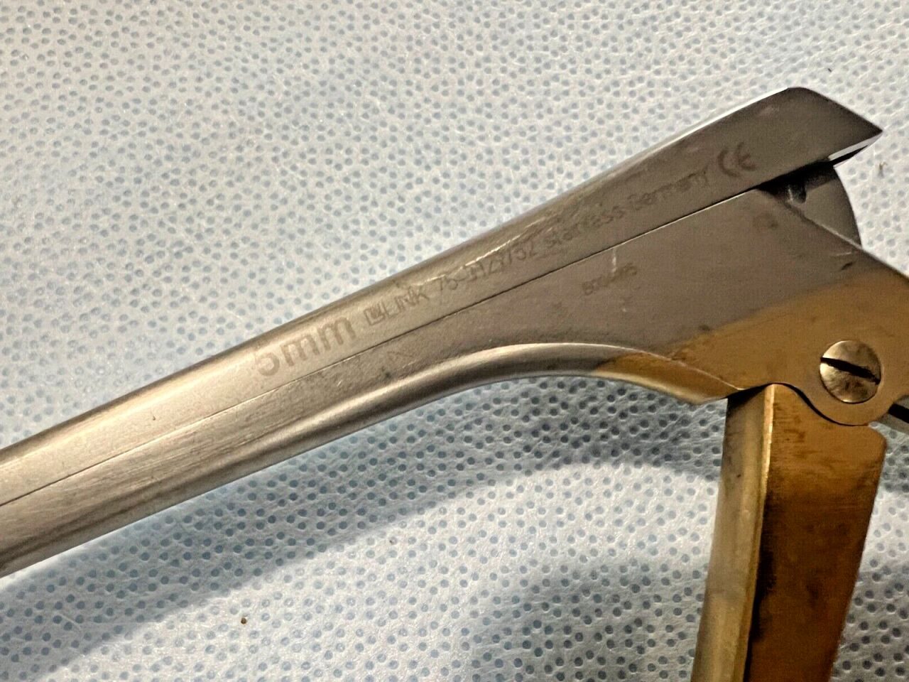 W. LINK 75-3129/52 Kerrison Rongeur 5mm X 50deg Bite X 12" Shaft — photo 5