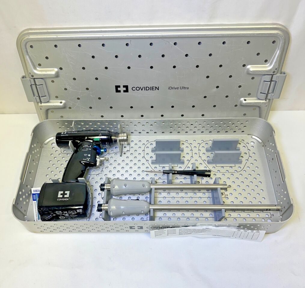 COVIDIEN iDrive Ultra Powered Linear Stapler Set w/ Autoclavable Case