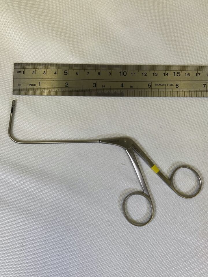 R. WOLF 8211.195 Double Spoon Forceps 100deg Upward Curve Small Horizontal Jaw — photo 9