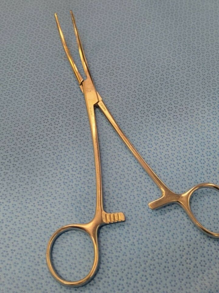 PILLING WECK 18-2585 Forceps, Curved, 8" — photo 5