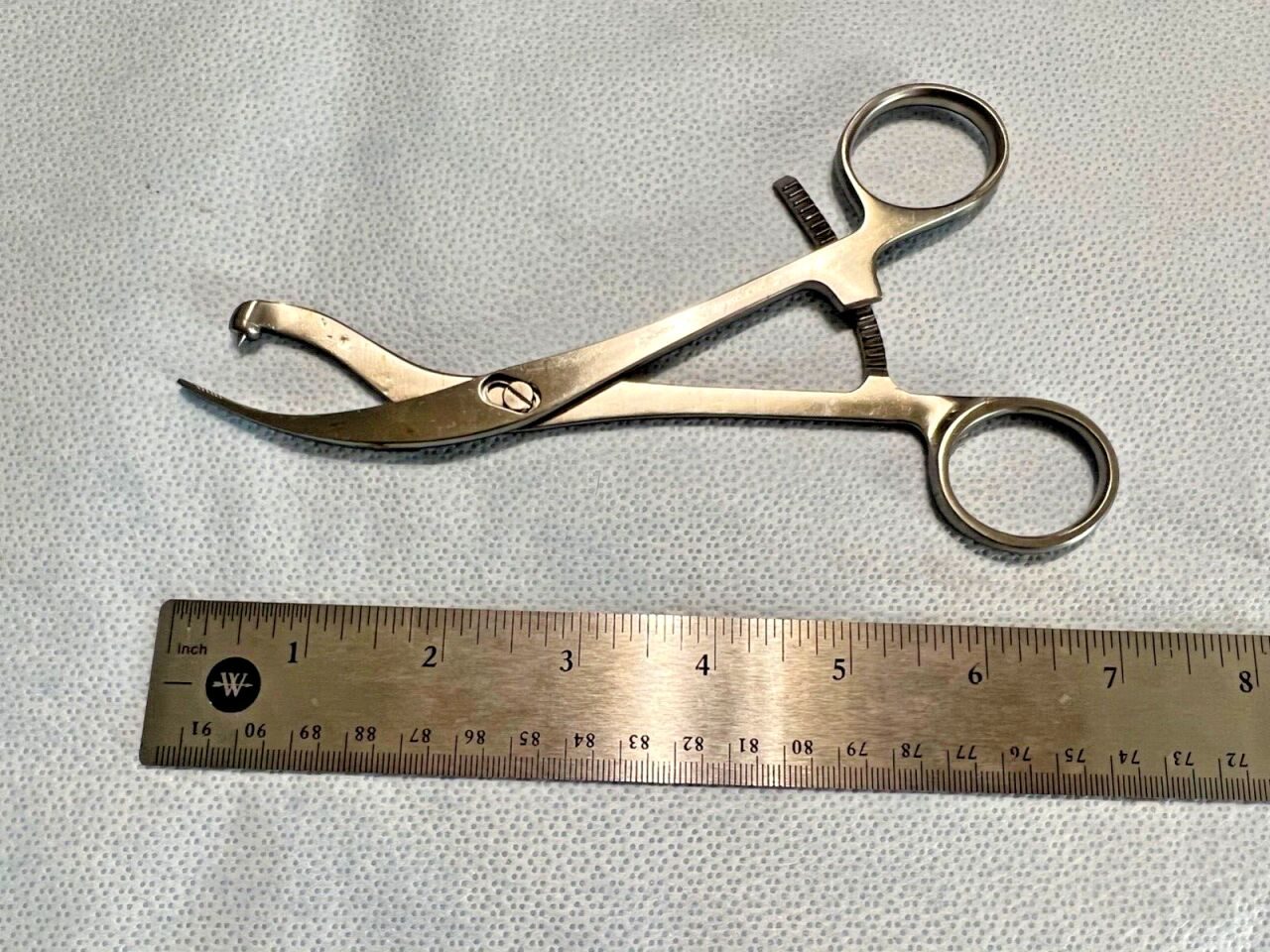 STRYKER 702943 Curved Reduction Forceps w/ Ball Spike 7" Length — photo 5