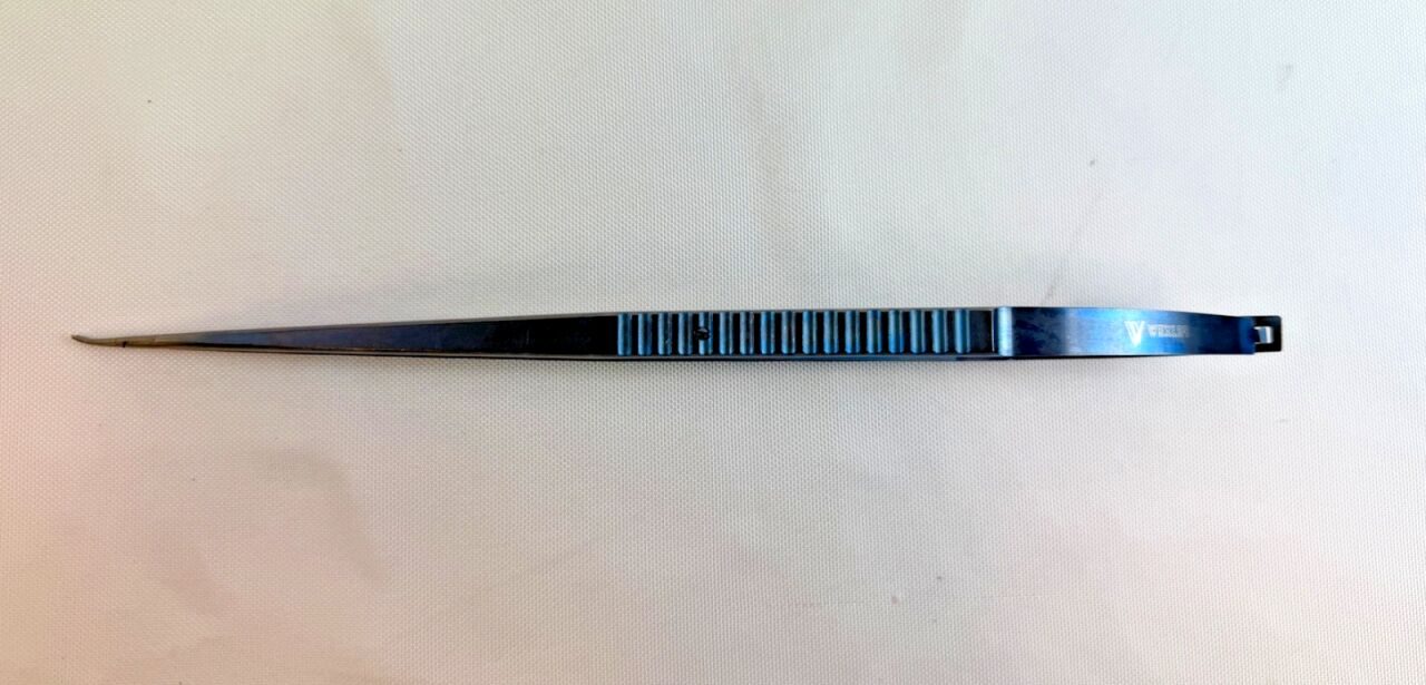 WEXLER NL0709.23 Castroviejo Micro Needle Holder with Catch Flat Handle 10"