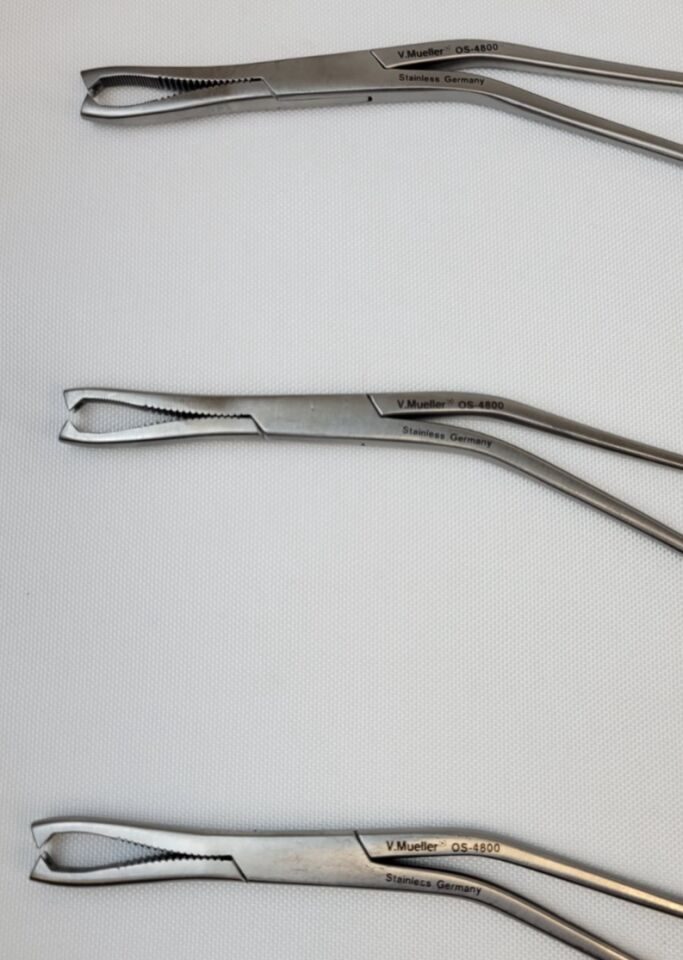 V. MUELLER OS-4800 Dingman Bone Holding Forceps Set of 3 — photo 2