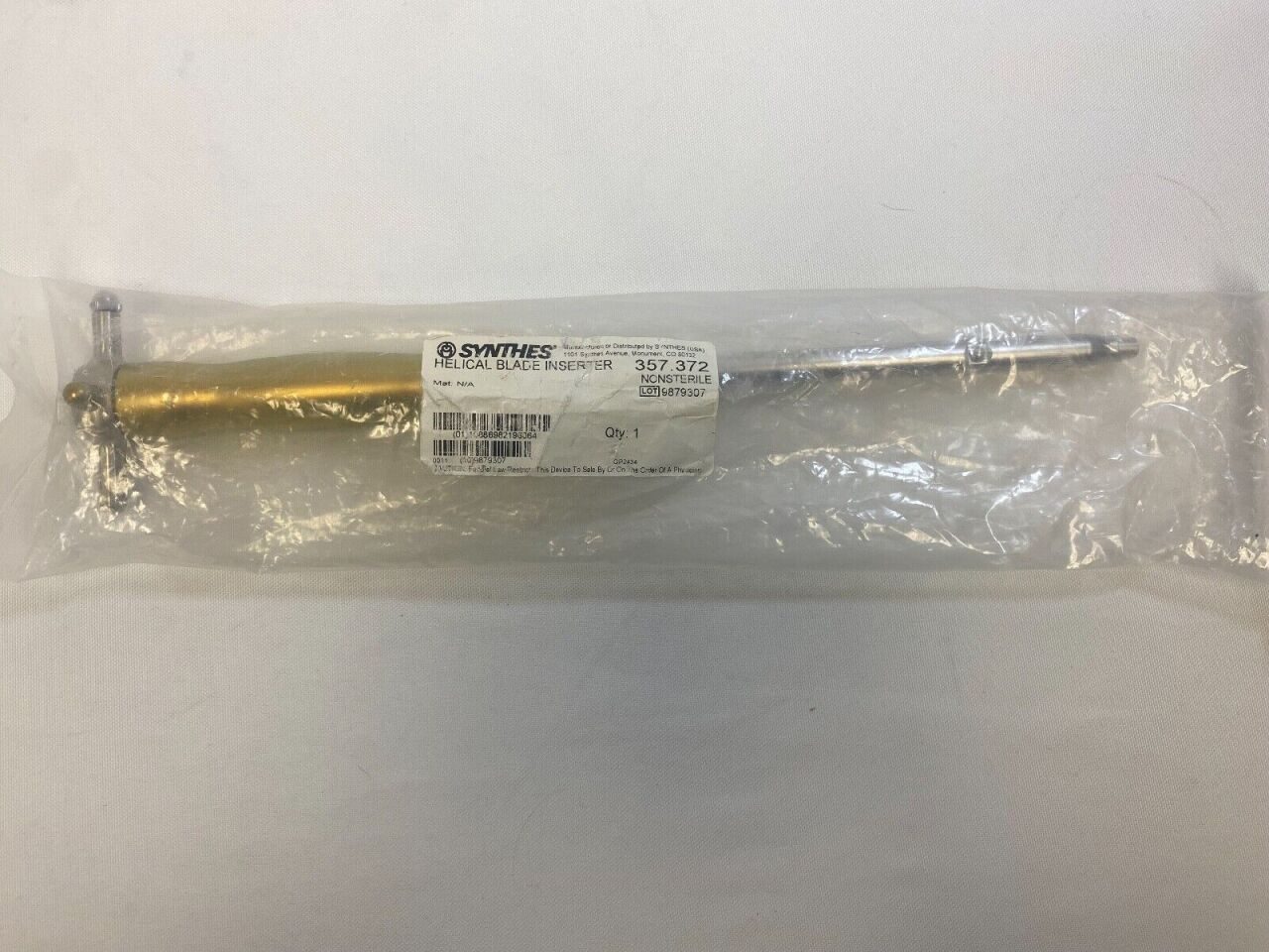 SYNTHES 357.372 Helical Surgical Blade Inserter