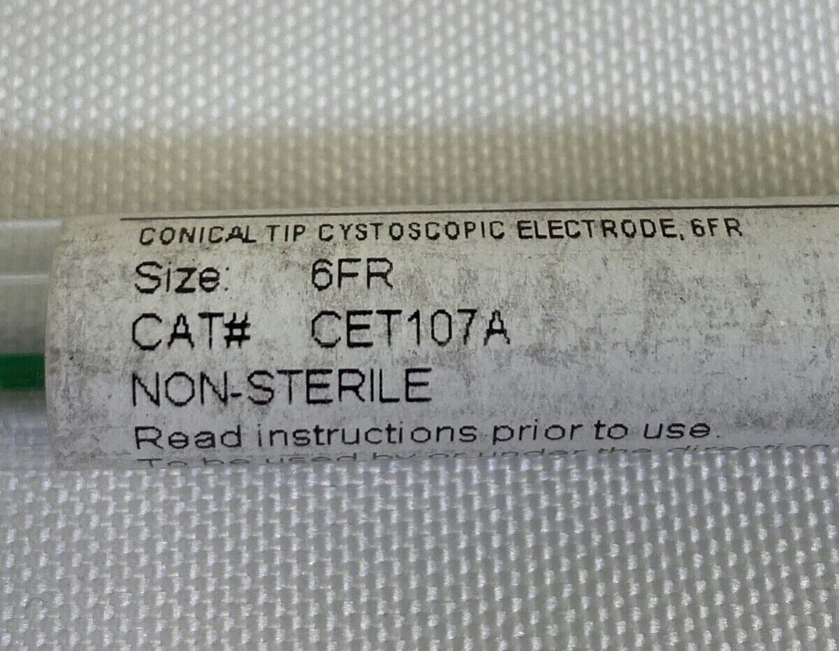 GREENWALD CET107A-06 Cone Tip Cysto Electrode 6Fr Conical Tip Reusable — photo 2