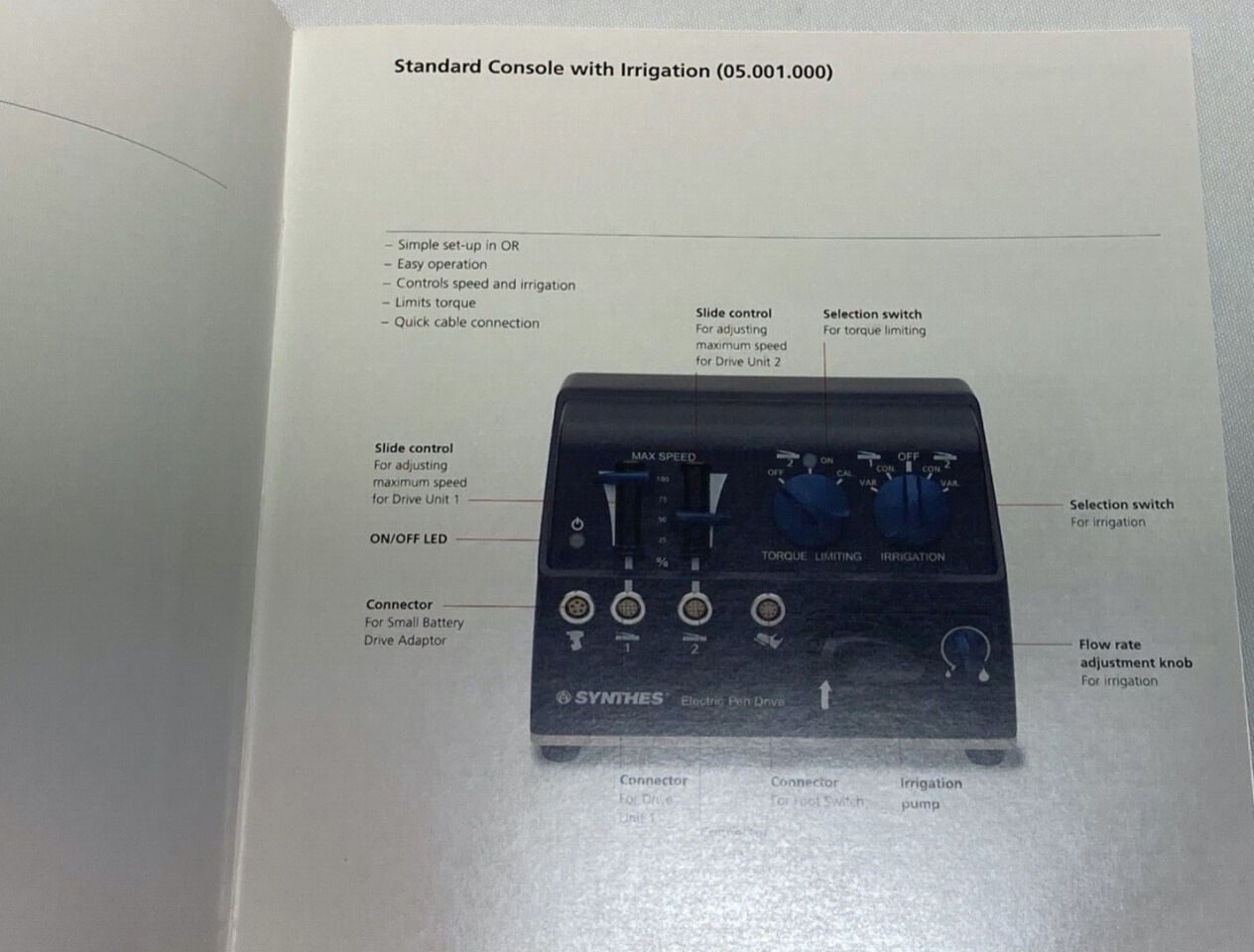 SYNTHES Electric Pen Drive Arthroscopy Shaver System — photo 3