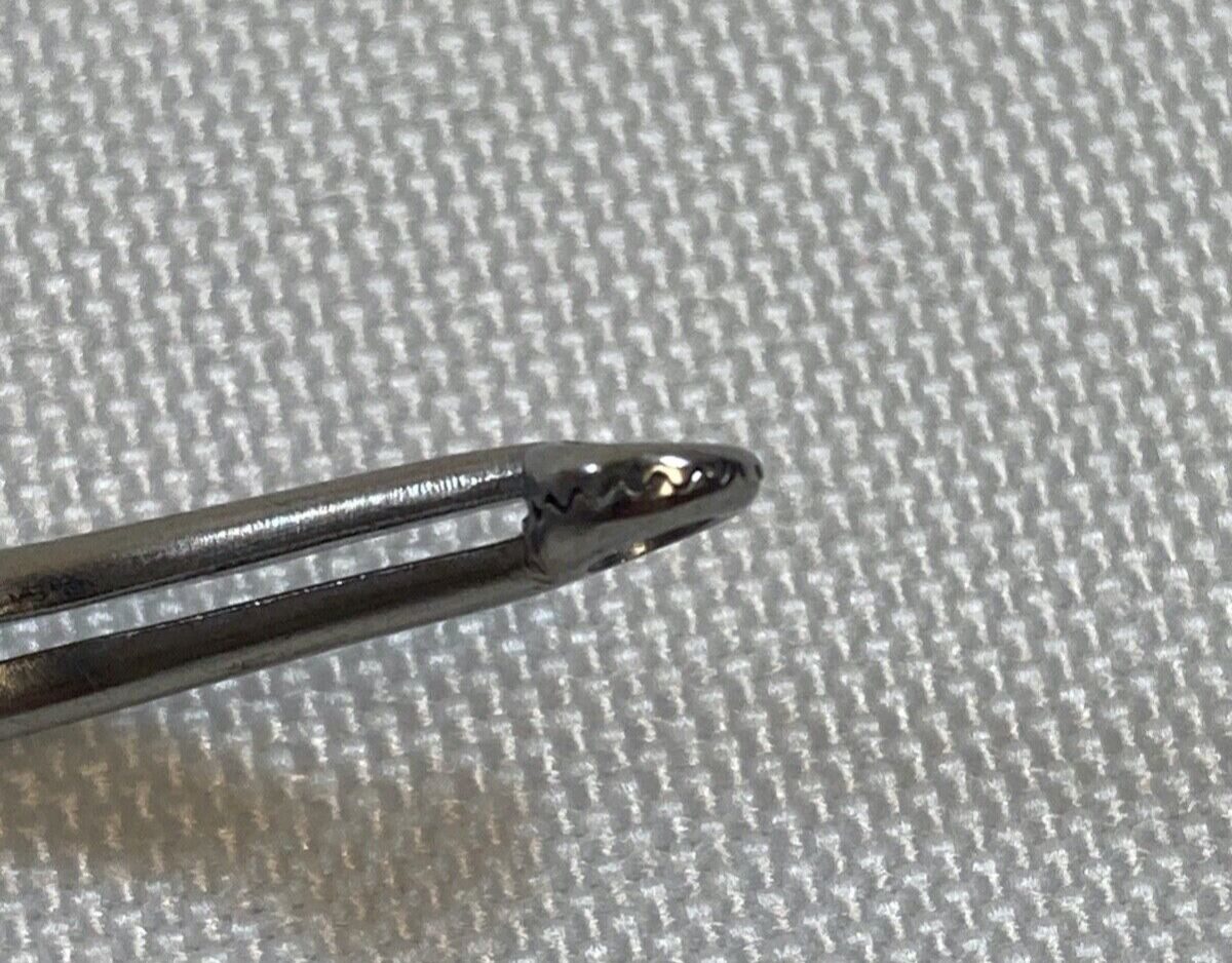 AESCULAP BD765 Hunt Tumor Forceps Angled 5mm Serrated Ring Jaws 200mm Length — photo 5