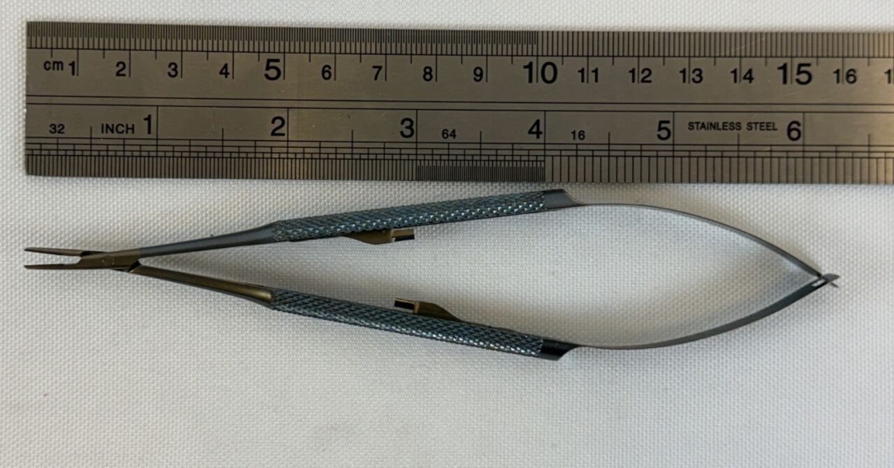 PILLING WECK 359345 Titanium Micro TC Needle Holder 1.1mm Jaw wLock 6" Neuro CVT — photo 7