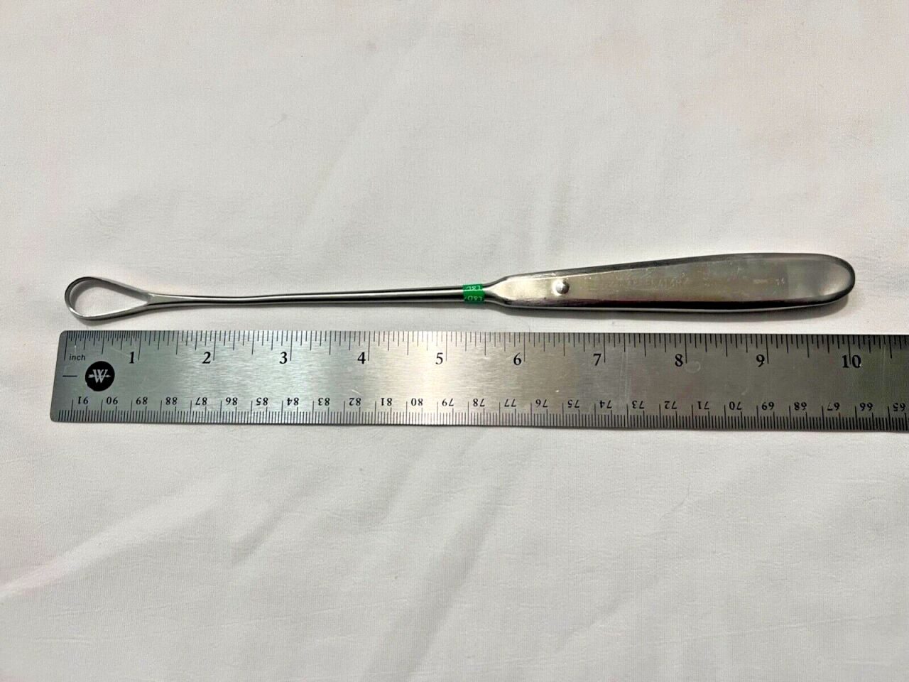 AESCULAP ER416R Sims Harp-Malleable Uterine Curette 15mm X 10" Length Size 6 — photo 4