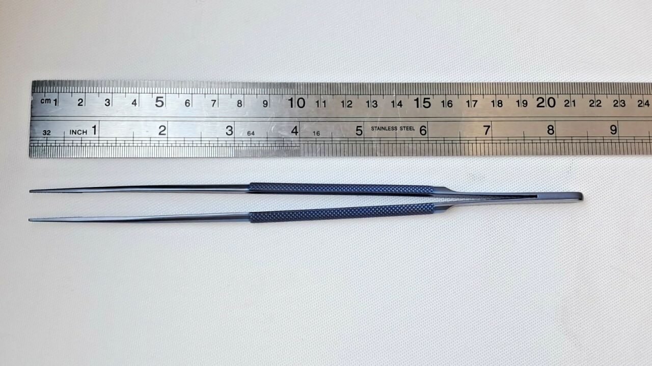 SYMMETRY 55-9035T Titanium Gerald-DeBakey Tissue Forceps 1.0mm 7" Vascular — photo 5
