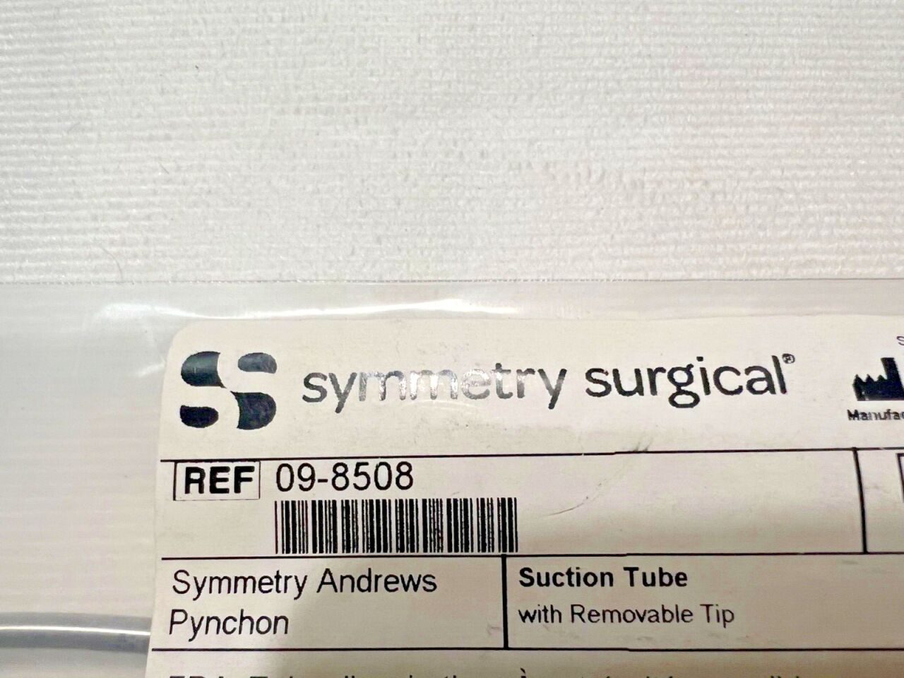 SYMMETRY SURGICAL 09-8508 Andrews Pynchon Suction Tube w/ Removable Tip 9-1/2" L — photo 2