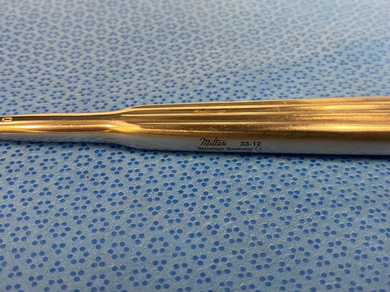 MILTEX 33-12 Single-ended Hollow Handle with Grooves Size 0 Tip Oval Cup 6.25" — photo 2