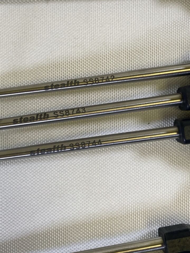 STEALTH SURGICAL Various Cervical Axial Curettes w/ Sterilization Case — photo 5
