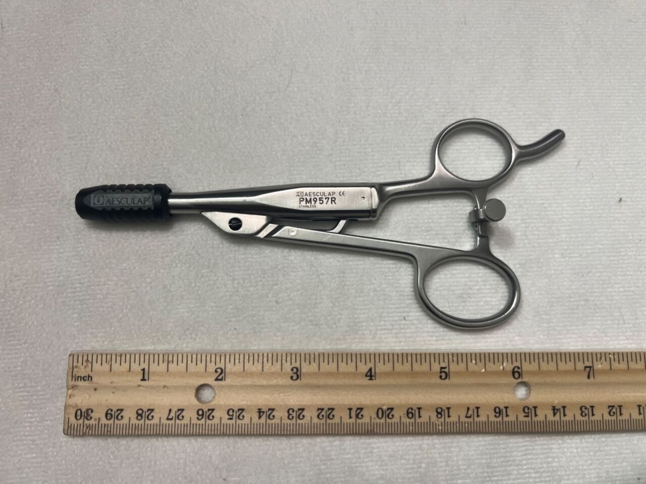 AESCULAP PM957R Laparoscopic Axial Ring Handle w/ Ratchet Lock — photo 2