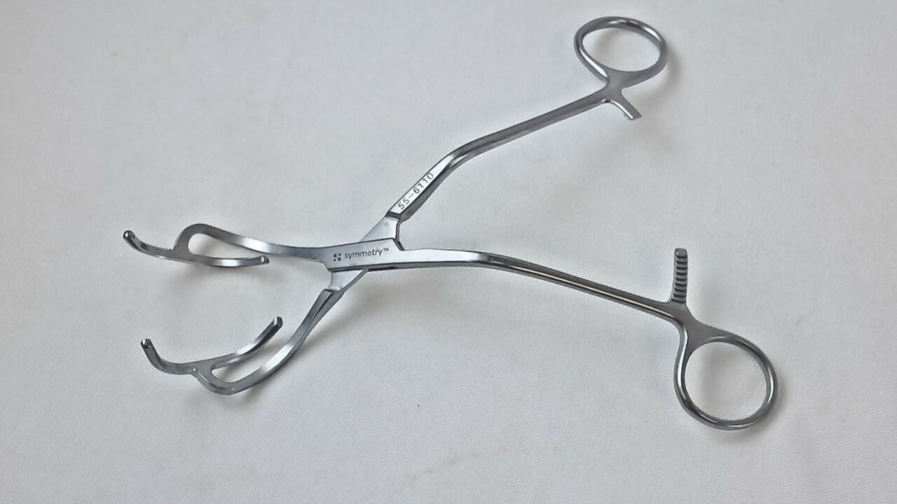 SYMMETRY 55-6110 Strong Aortic Clamp Angled 8" — photo 2