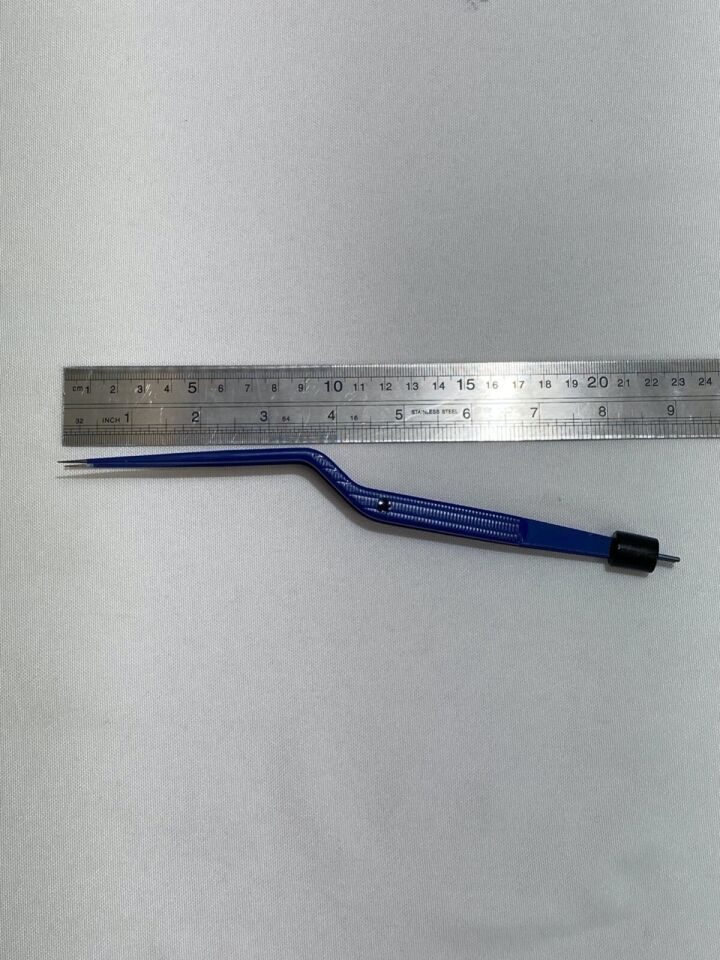 KOROS 7042-30IT Titanium Bayonet Bipolar Forceps 0.5mm Tip L:8.75" — photo 12