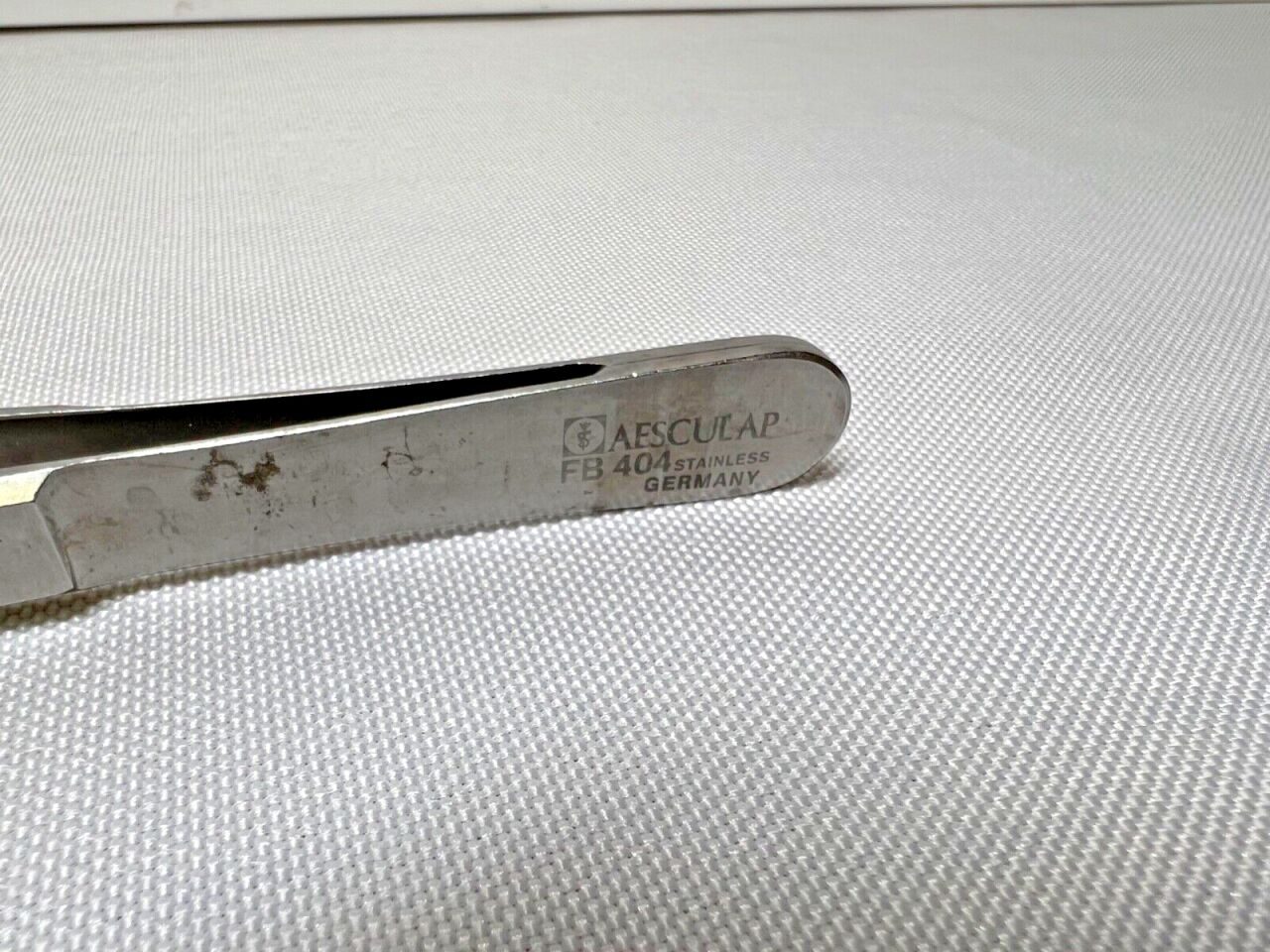 AESCULAP FB404 DeBakey Atraumatic Vascular Tissue Forceps 2mm Tip X 9-1/2" — photo 2