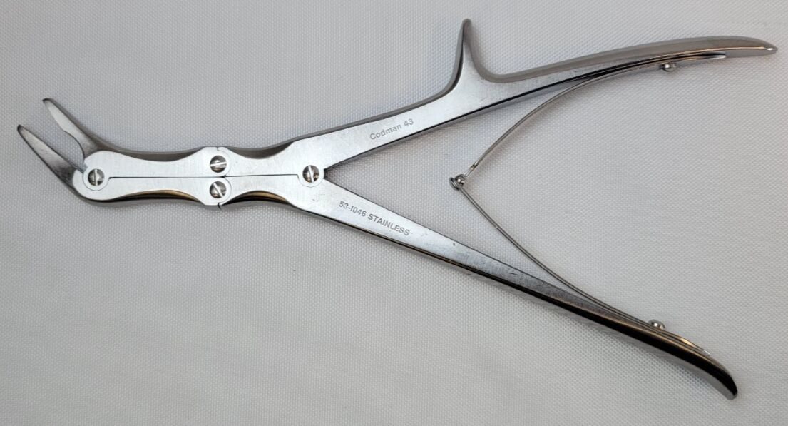 CODMAN 53-1046 Echlin Laminectomy Rongeur Double Action, 3mm Jaw Width