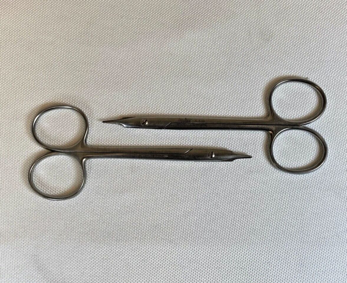 MILTEX 5-330 Tenotomy Scissors 4" Sharp Straight Blades Pair of