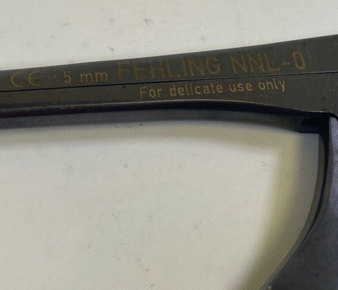 FEHLING NNL-0 Ceramo Coat Ejector Black Kerrison Rongeur 5mm x 10" x 40deg Up Neuro — photo 3
