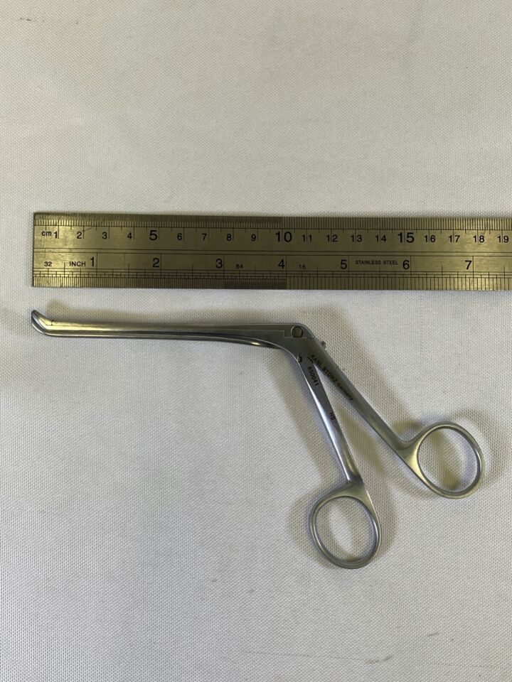 KARL STORZ 650041 w/ Suction Size 1 45deg Upturned Jaws ENT Weil Blakesley Forcep — photo 10