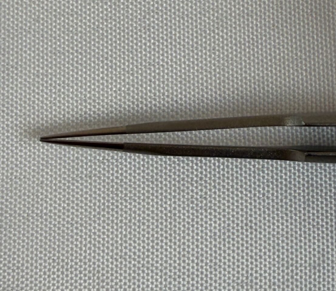 OLSEN 10-1061 Jewelers Bipolar Forcep Smooth Straight Micro Tips 4.5" — photo 6