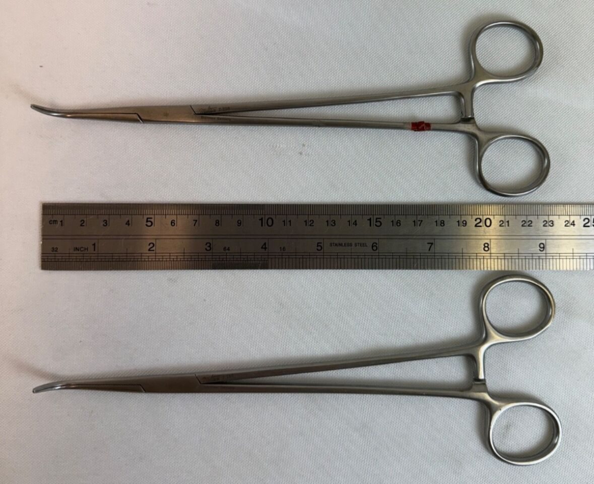 MILTEX 7-258 Gemini Mixter Hemostat Forceps Delicate Full Curve Jaws 9" Pair of — photo 8