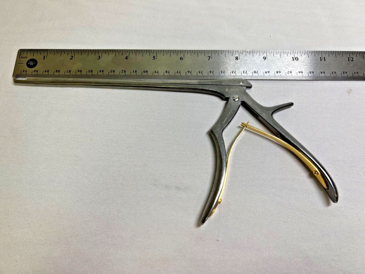 RUGGLES RB4854 Stealth Micro Kerrison Rongeur 4mm X 40deg UpBite 8" Neuro — photo 6
