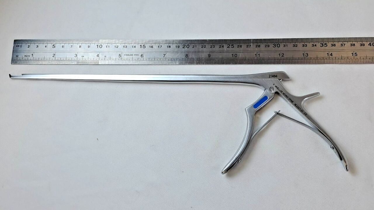 V. MUELLER NL4261-22 ChromaLine II 2mm x 40deg x 12" Kerrison Rongeur — photo 5