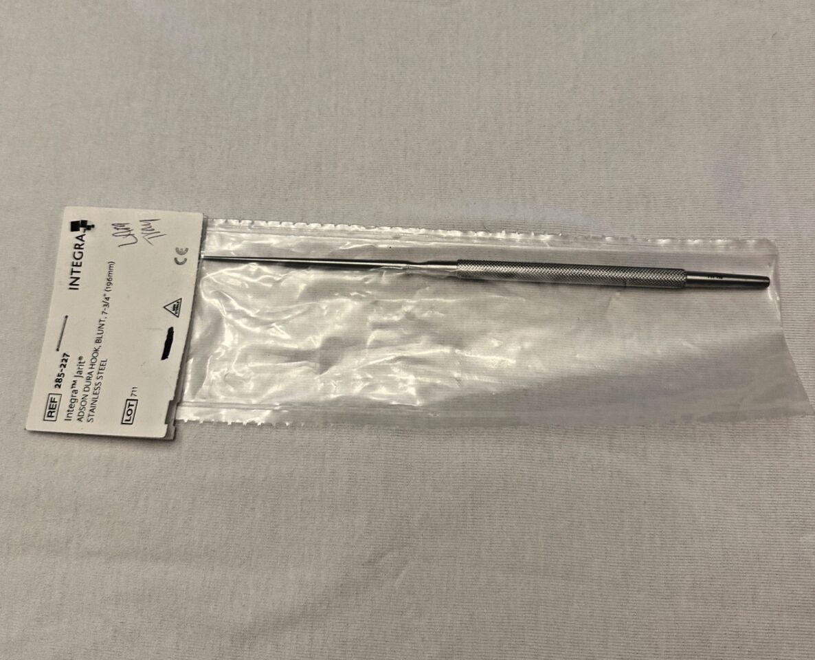 INTEGRA 285-227 Adson Dura Hook, Blunt 196mm — photo 5
