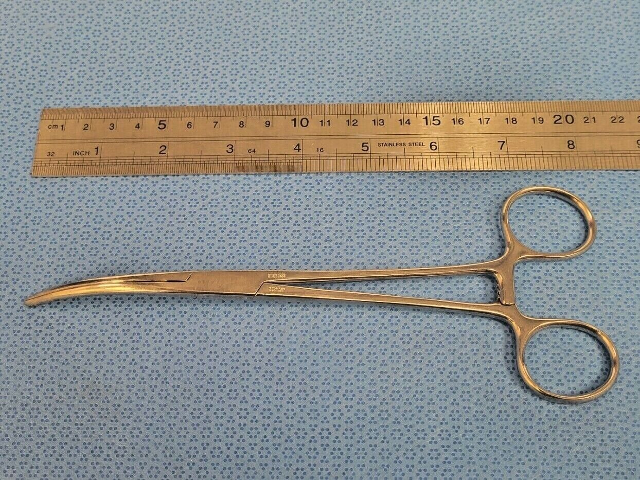 PILLING WECK 18-2585 Forceps, Curved, 8" — photo 6